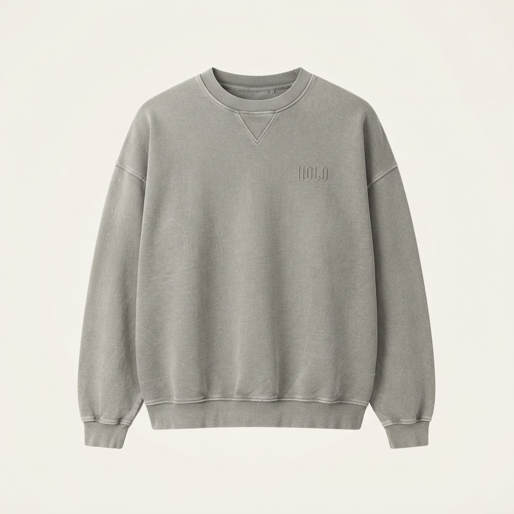 HOLO Washed Sweatshirt, front